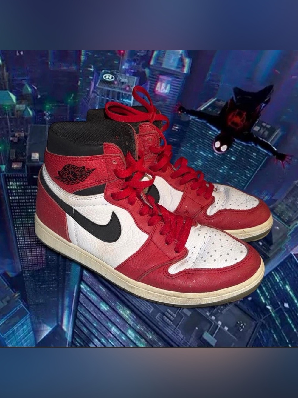 jordan 1 retro high miles morales into the spider-verse